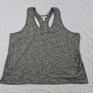 Athleta ultimate scoop mesh tank olive green women's 3X workout gym summer